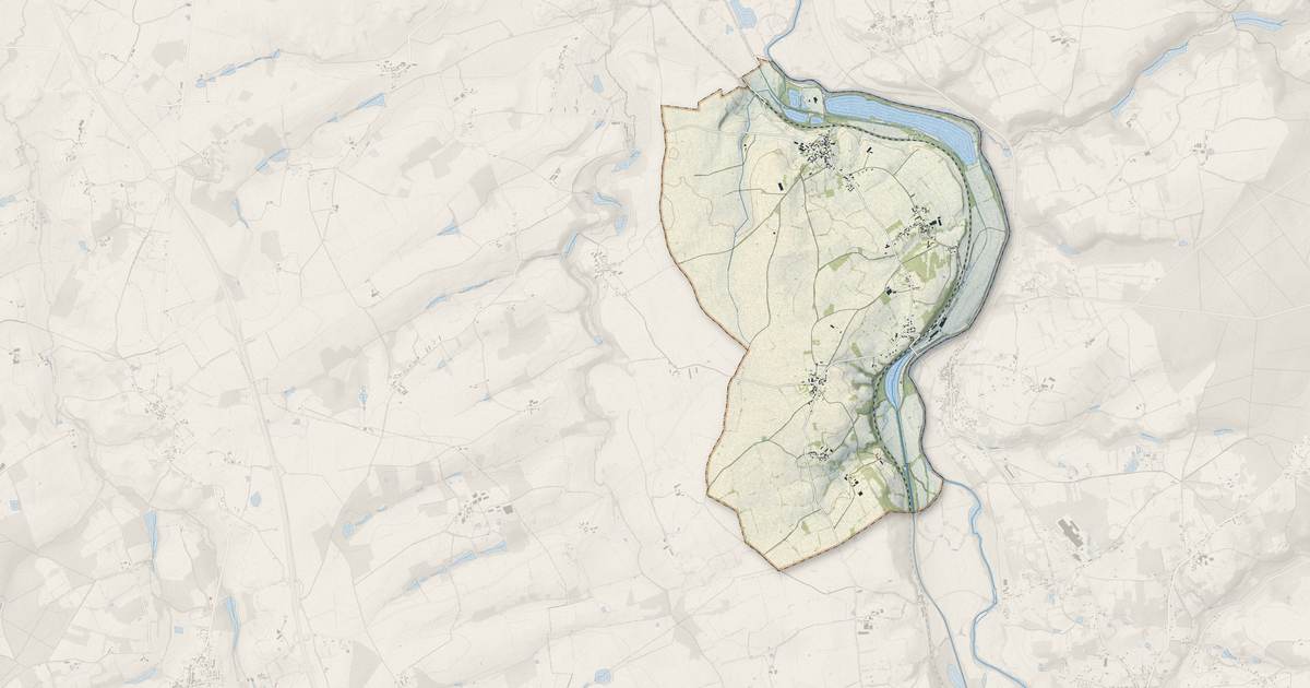 Portrait cartographique de La Perche : relief, eau, forêts, bâti et voies, calculés à partir des données de l'IGN