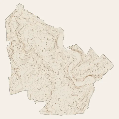 Plaimpied-Givaudins : courbes de niveau