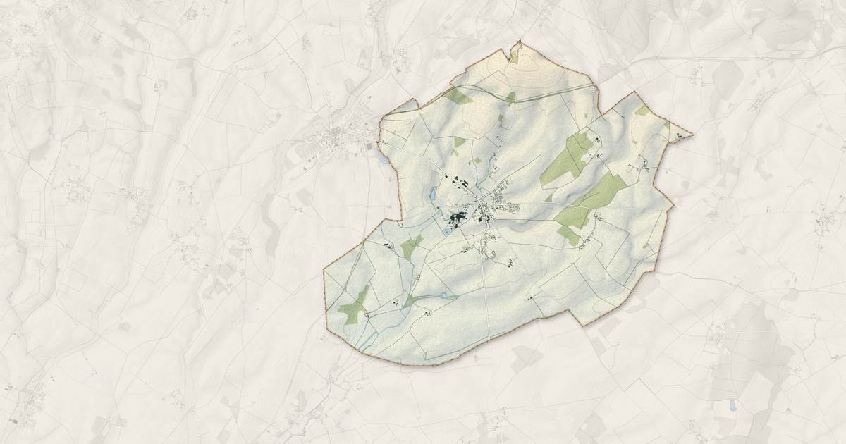 Portrait cartographique de Rians : relief, eau, forêts, bâti et voies, calculés à partir des données de l'IGN