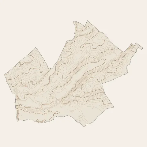 Saint-Germain-du-Puy : courbes de niveau