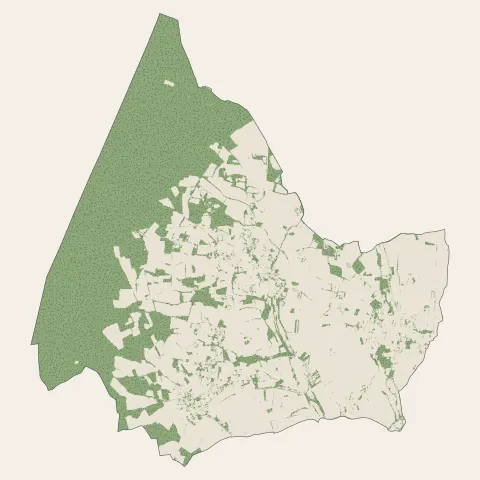 Saint-Martin-d'Auxigny : bois, forêts et landes