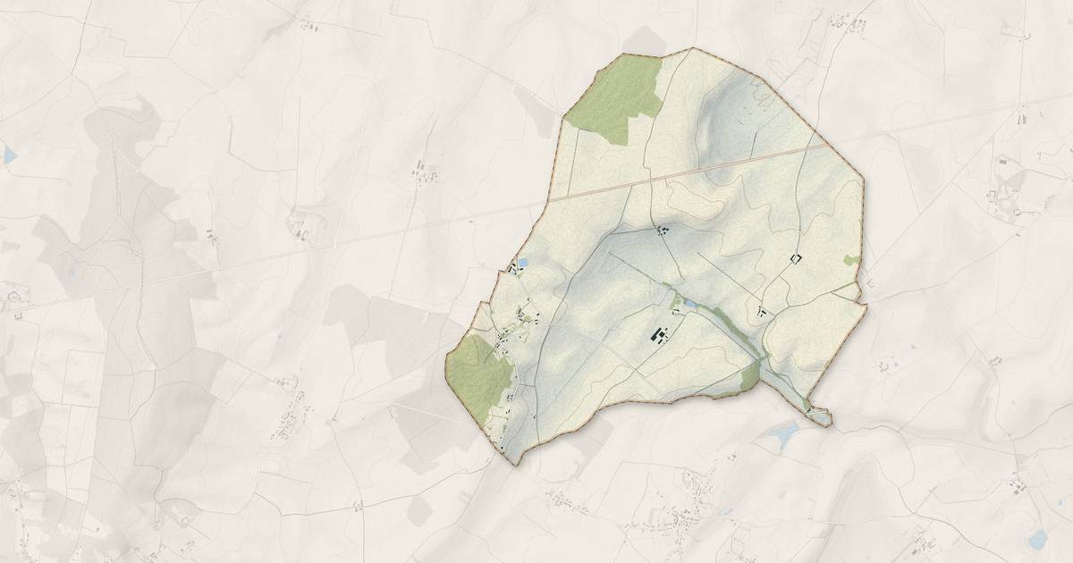 Portrait cartographique de Sévry : relief, eau, forêts, bâti et voies, calculés à partir des données de l'IGN