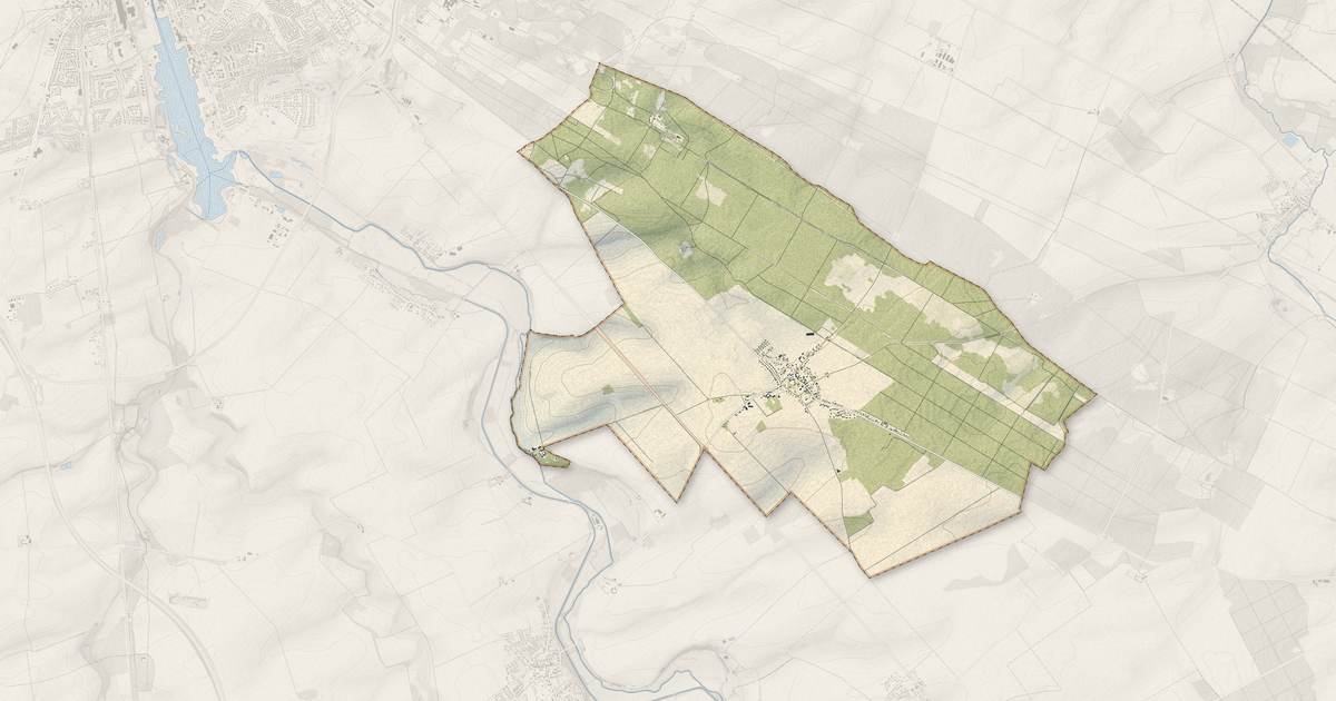 Portrait cartographique de Soye-en-Septaine : relief, eau, forêts, bâti et voies, calculés à partir des données de l'IGN
