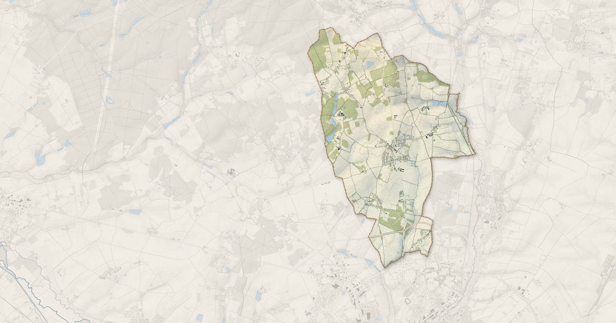 Portrait cartographique de Vasselay : relief, eau, forêts, bâti et voies, calculés à partir des données de l'IGN
