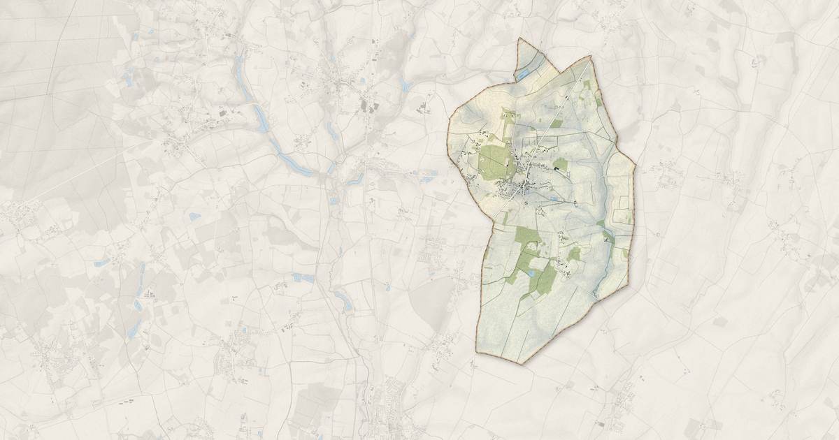 Portrait cartographique de Vignoux-sous-les-Aix : relief, eau, forêts, bâti et voies, calculés à partir des données de l'IGN