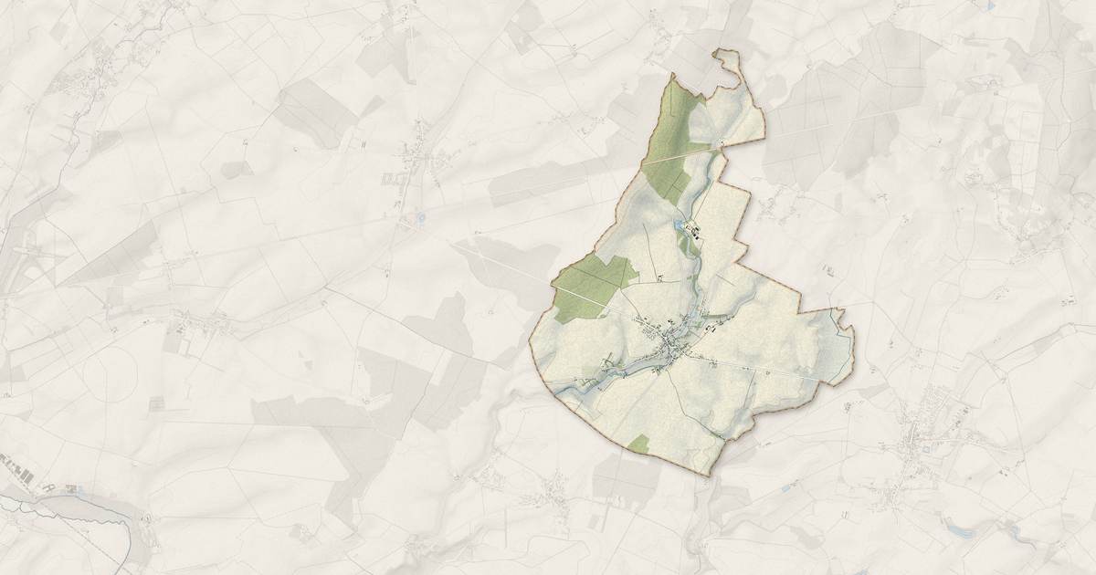 Portrait cartographique de Villabon : relief, eau, forêts, bâti et voies, calculés à partir des données de l'IGN