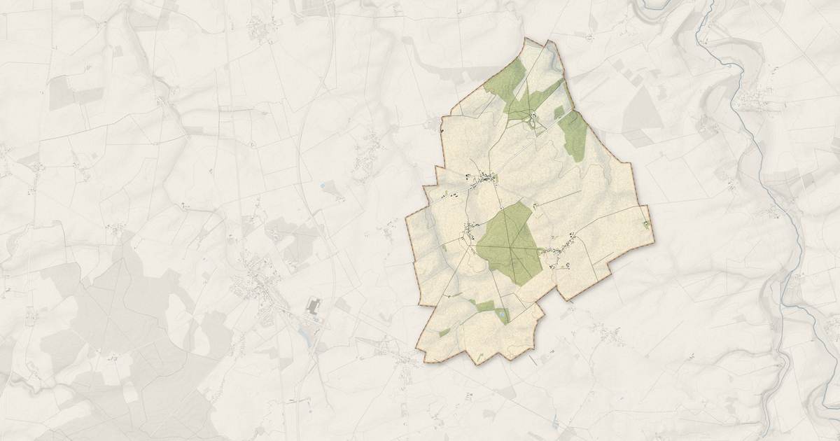 Portrait cartographique de Vorly : relief, eau, forêts, bâti et voies, calculés à partir des données de l'IGN