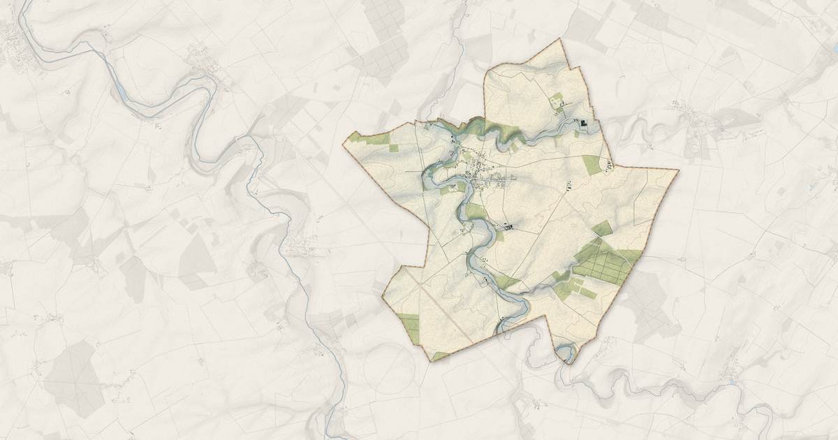 Portrait cartographique de Vornay : relief, eau, forêts, bâti et voies, calculés à partir des données de l'IGN