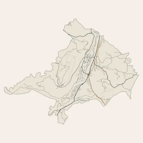 Bort-les-Orgues : voies