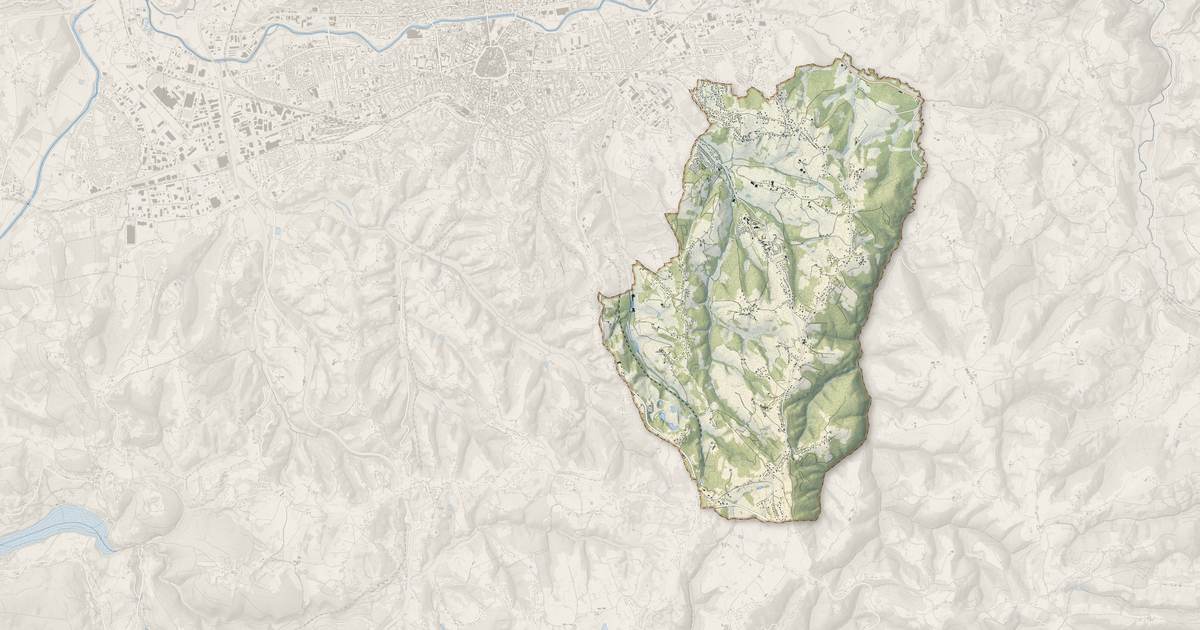 Portrait cartographique de Cosnac : relief, eau, forêts, bâti et voies, calculés à partir des données de l'IGN