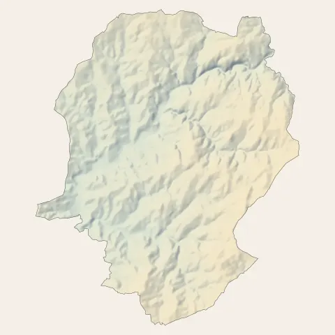 Lubersac : relief