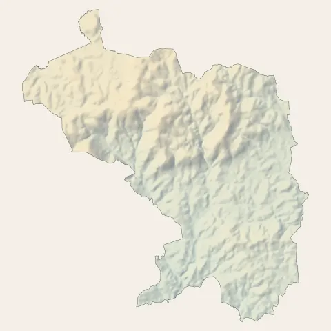 Meymac : relief