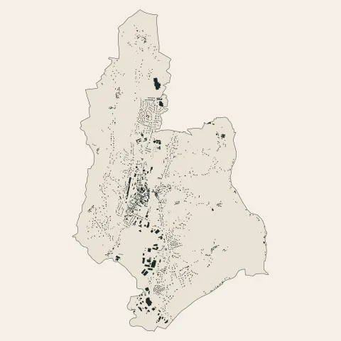 Objat : bâti
