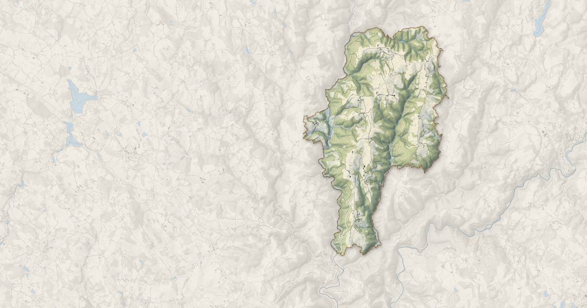 Portrait cartographique de Orliac-de-Bar : relief, eau, forêts, bâti et voies, calculés à partir des données de l'IGN