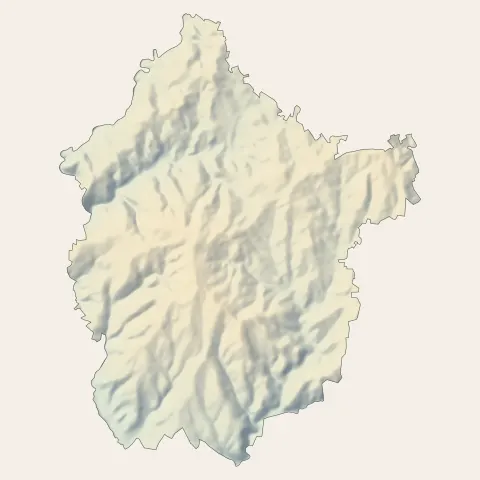 Sainte-Féréole : relief