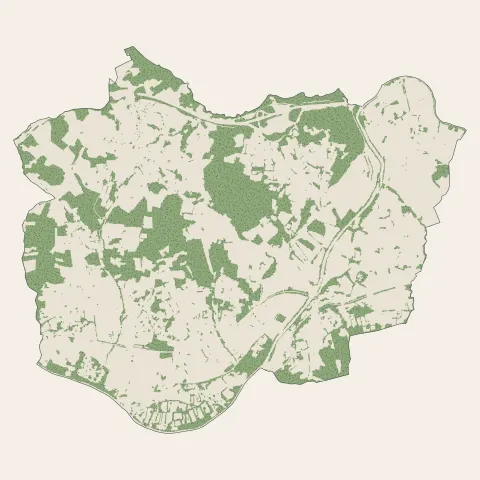 Saint-Pantaléon-de-Larche : bois, forêts et landes