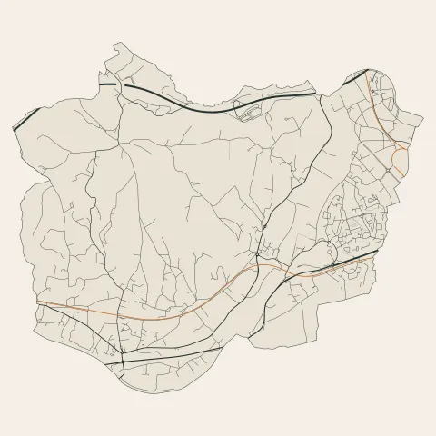 Saint-Pantaléon-de-Larche : voies