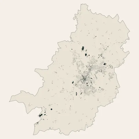 Ussel : bâti