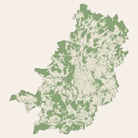 Ussel : bois, forêts et landes
