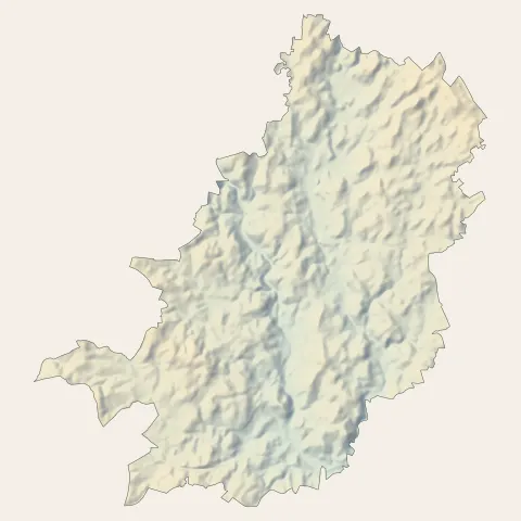 Ussel : relief