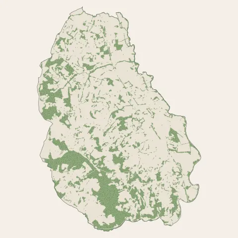 Varetz : bois, forêts et landes