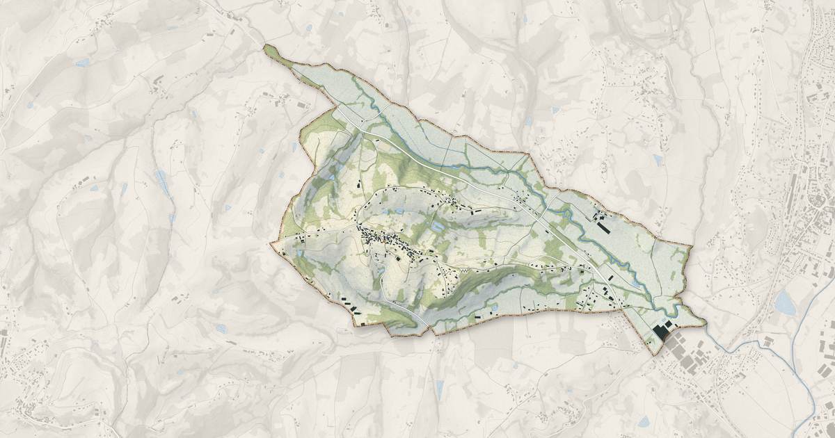 Portrait cartographique de Vars-sur-Roseix : relief, eau, forêts, bâti et voies, calculés à partir des données de l'IGN