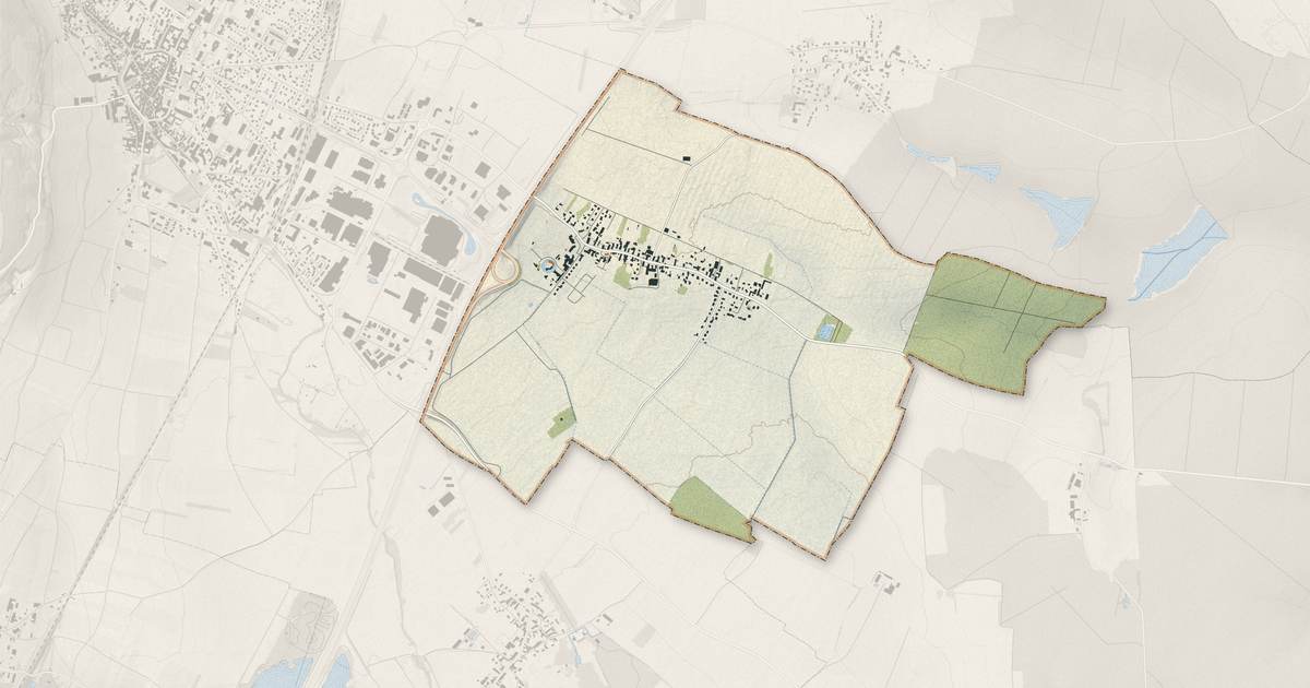 Portrait cartographique de Agencourt : relief, eau, forêts, bâti et voies, calculés à partir des données de l'IGN