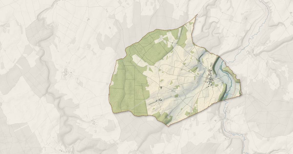 Portrait cartographique de Ampilly-le-Sec : relief, eau, forêts, bâti et voies, calculés à partir des données de l'IGN
