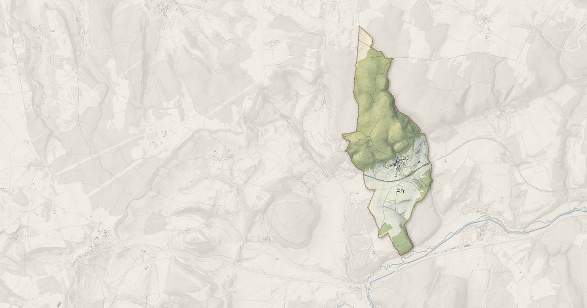 Portrait cartographique de Ancey : relief, eau, forêts, bâti et voies, calculés à partir des données de l'IGN