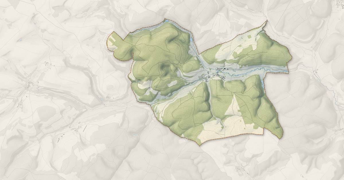 Portrait cartographique de Avot : relief, eau, forêts, bâti et voies, calculés à partir des données de l'IGN