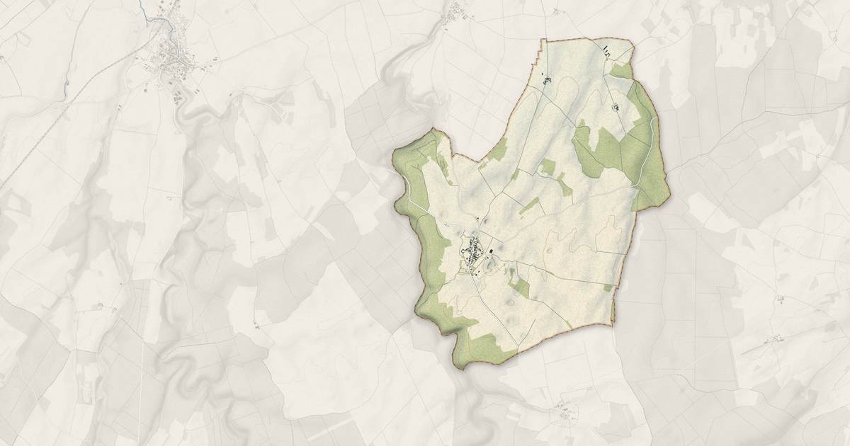 Portrait cartographique de Balot : relief, eau, forêts, bâti et voies, calculés à partir des données de l'IGN