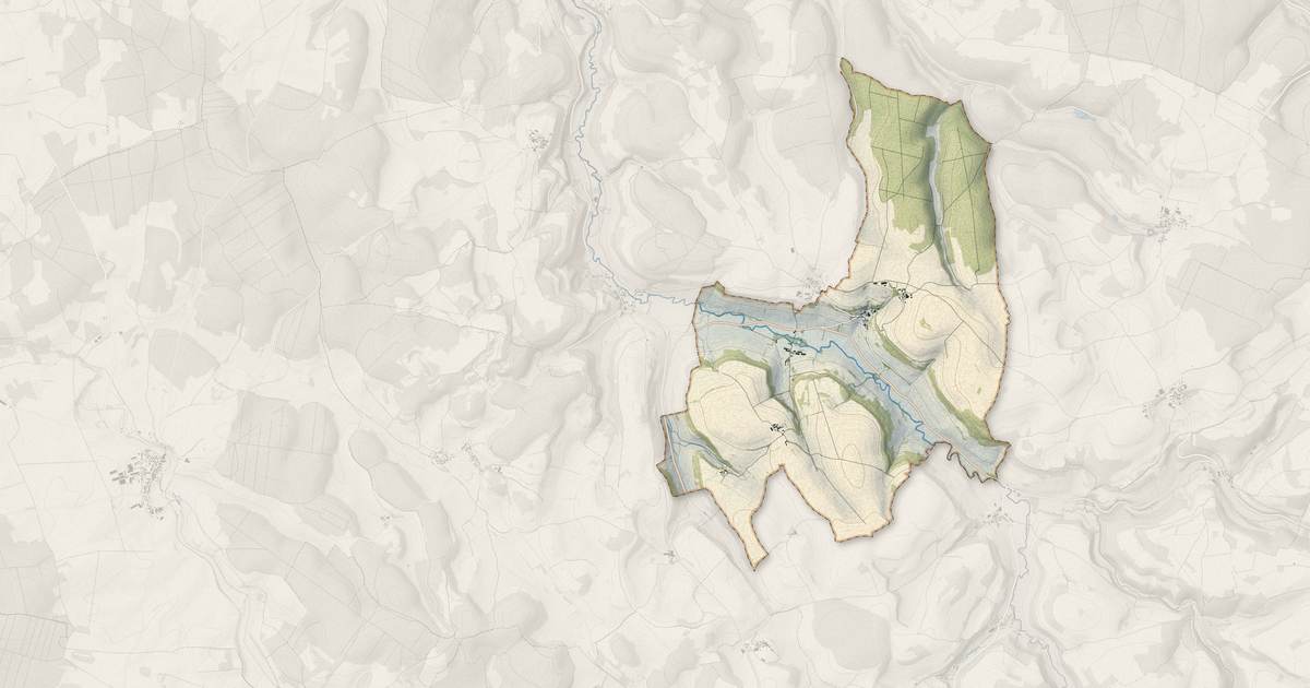 Portrait cartographique de Bellenod-sur-Seine : relief, eau, forêts, bâti et voies, calculés à partir des données de l'IGN