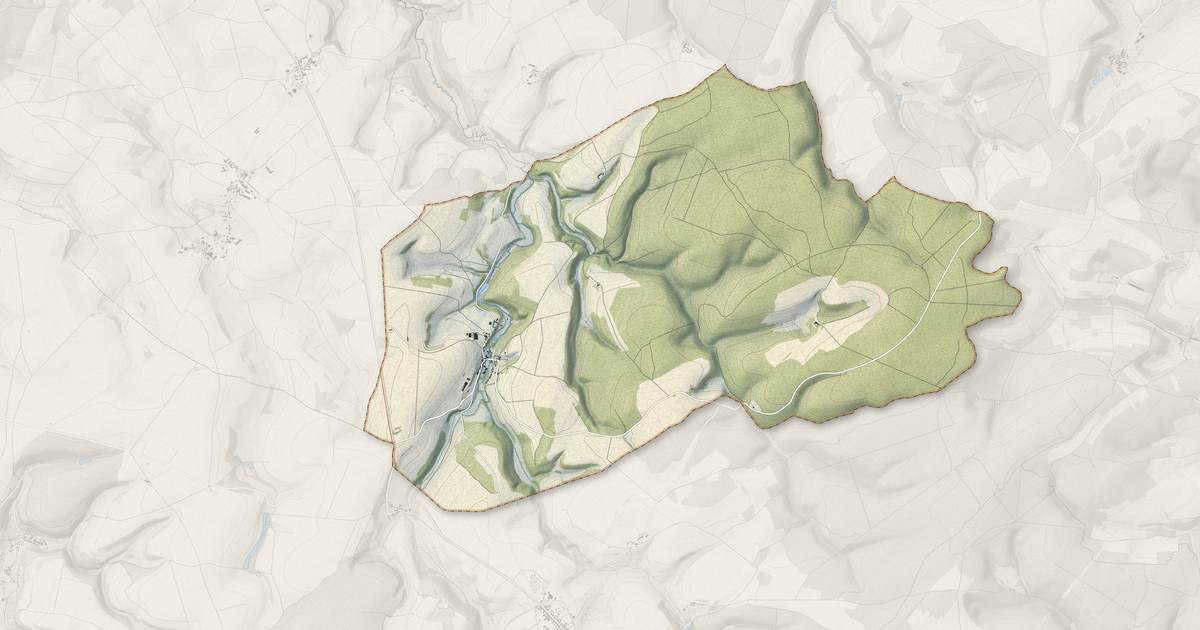 Portrait cartographique de Billy-lès-Chanceaux : relief, eau, forêts, bâti et voies, calculés à partir des données de l'IGN