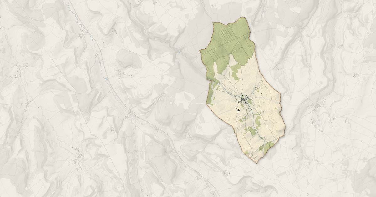 Portrait cartographique de Bligny-le-Sec : relief, eau, forêts, bâti et voies, calculés à partir des données de l'IGN