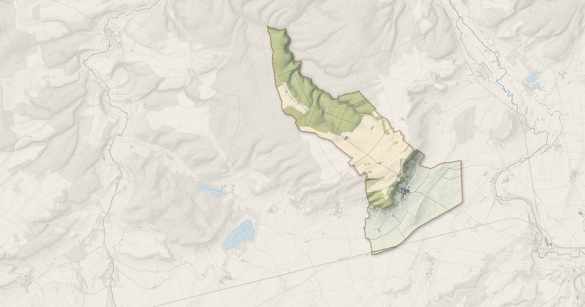 Portrait cartographique de Bouix : relief, eau, forêts, bâti et voies, calculés à partir des données de l'IGN