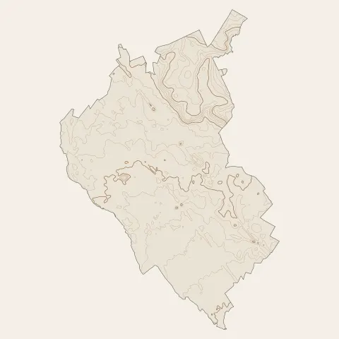 Brazey-en-Plaine : courbes de niveau