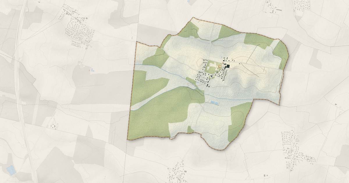 Portrait cartographique de Broindon : relief, eau, forêts, bâti et voies, calculés à partir des données de l'IGN