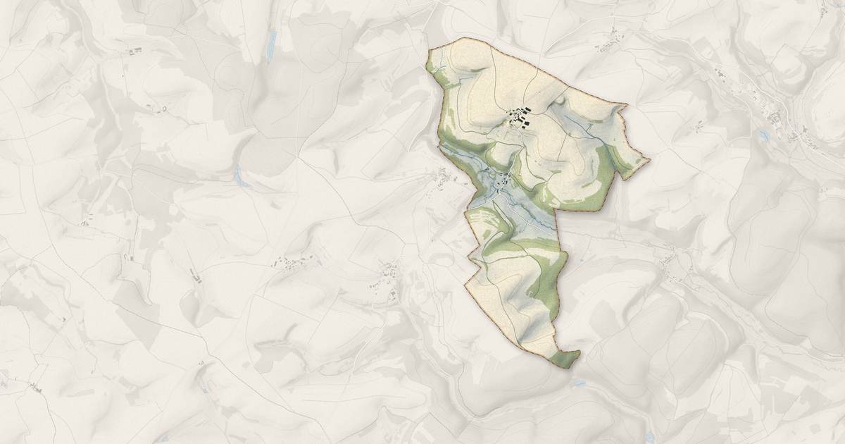 Portrait cartographique de Busserotte-et-Montenaille : relief, eau, forêts, bâti et voies, calculés à partir des données de l'IGN