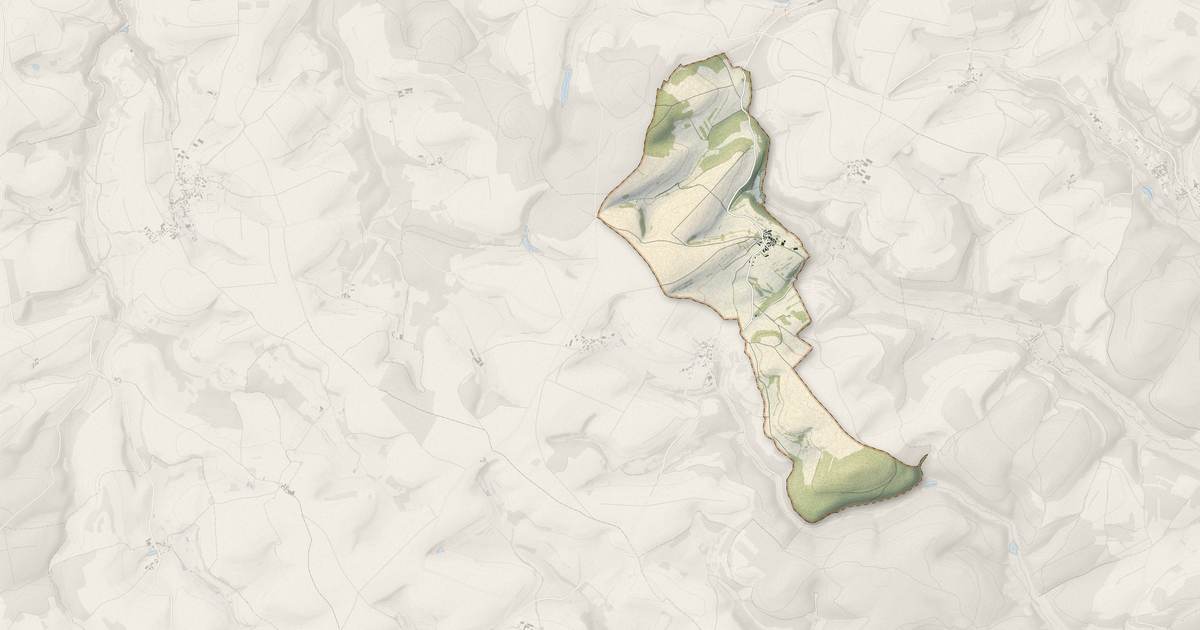 Portrait cartographique de Bussières : relief, eau, forêts, bâti et voies, calculés à partir des données de l'IGN