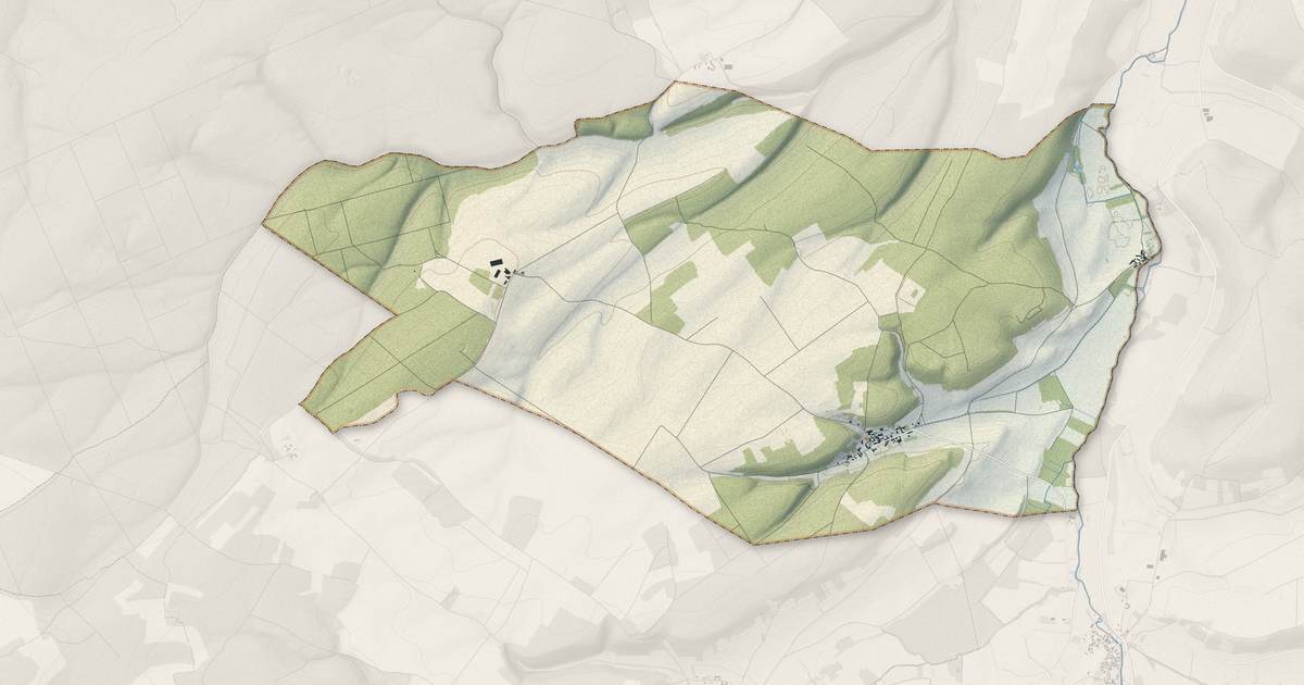 Portrait cartographique de Channay : relief, eau, forêts, bâti et voies, calculés à partir des données de l'IGN