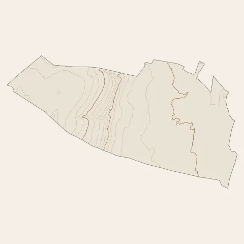 Chenôve : courbes de niveau