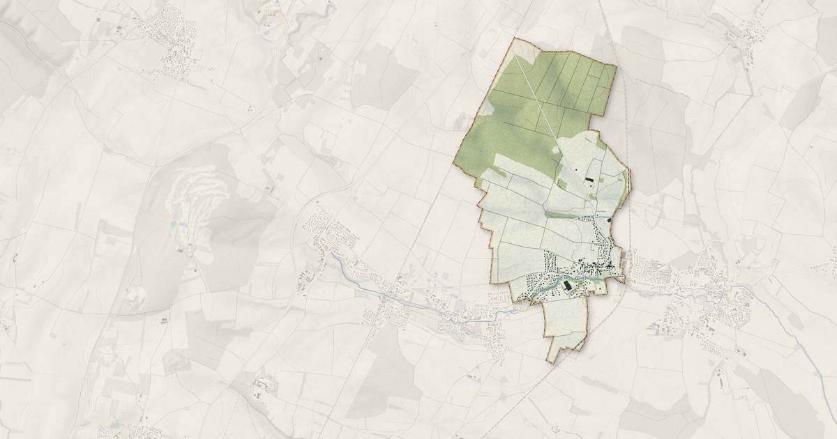 Portrait cartographique de Clénay : relief, eau, forêts, bâti et voies, calculés à partir des données de l'IGN