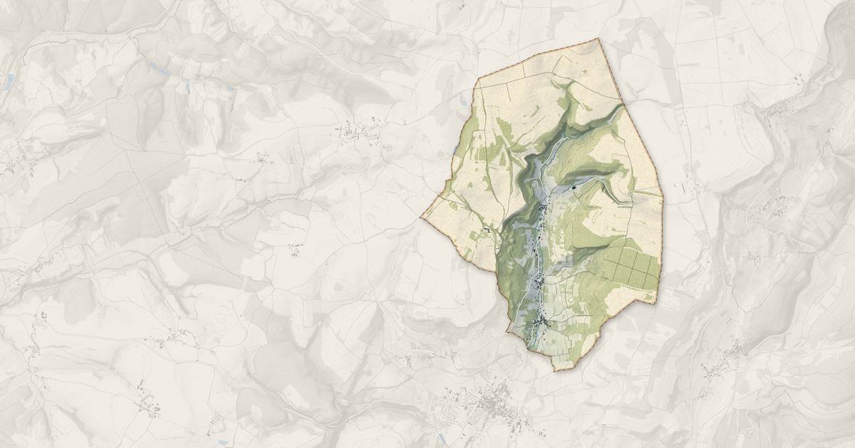 Portrait cartographique de Cormot-Vauchignon : relief, eau, forêts, bâti et voies, calculés à partir des données de l'IGN