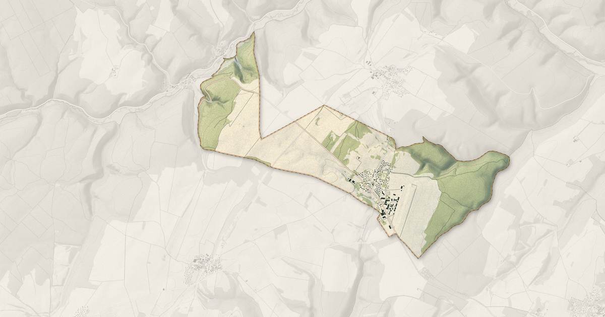 Portrait cartographique de Darois : relief, eau, forêts, bâti et voies, calculés à partir des données de l'IGN