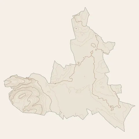 Dijon : courbes de niveau