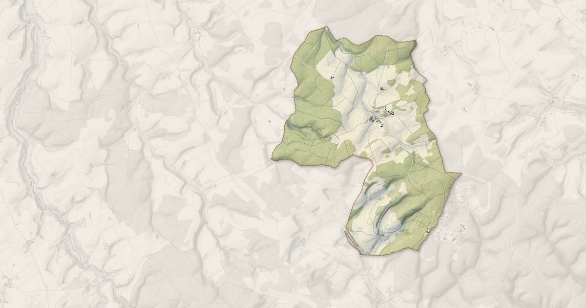 Portrait cartographique de Échalot : relief, eau, forêts, bâti et voies, calculés à partir des données de l'IGN