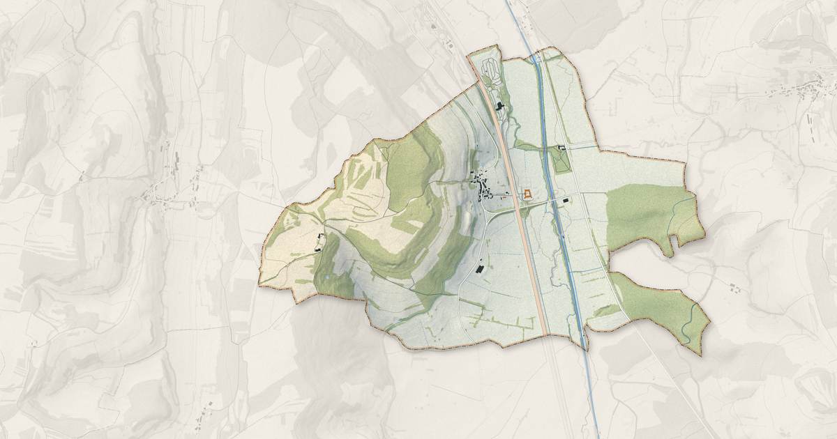 Portrait cartographique de Éguilly : relief, eau, forêts, bâti et voies, calculés à partir des données de l'IGN