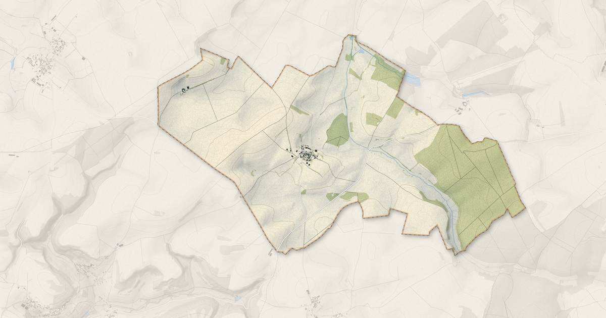 Portrait cartographique de Étormay : relief, eau, forêts, bâti et voies, calculés à partir des données de l'IGN