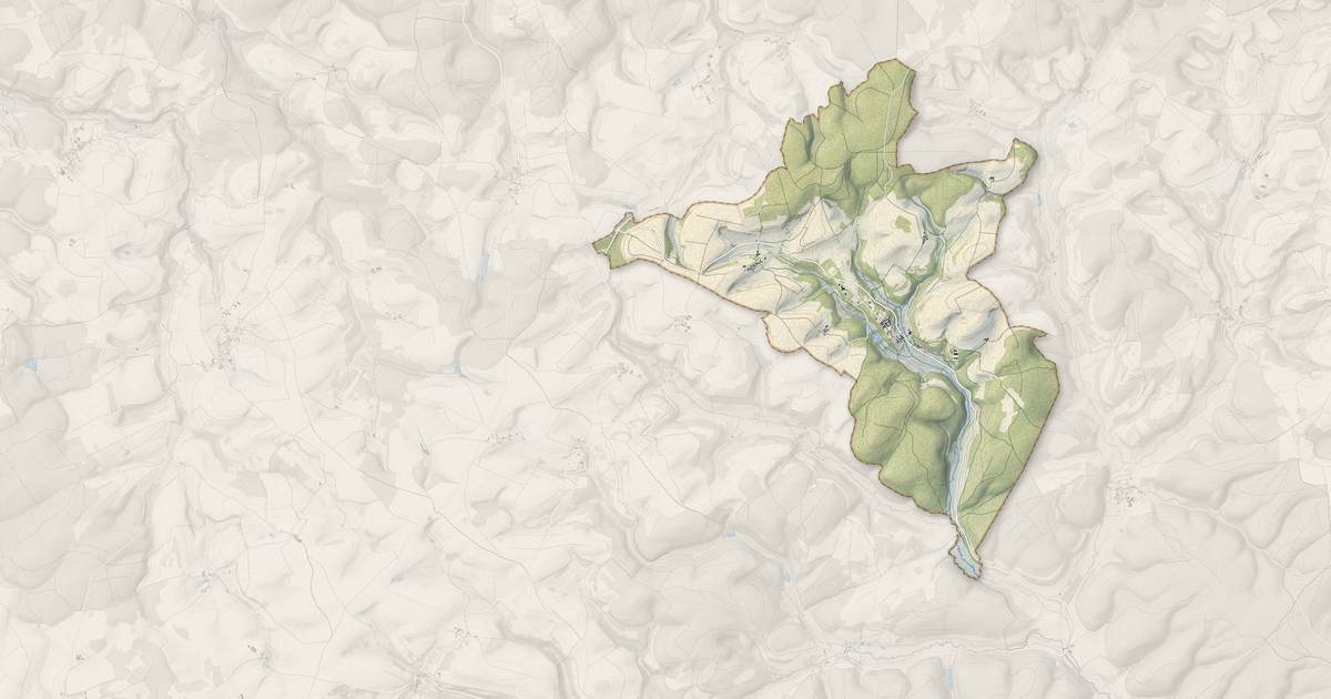 Portrait cartographique de Grancey-le-Château-Neuvelle : relief, eau, forêts, bâti et voies, calculés à partir des données de l'IGN