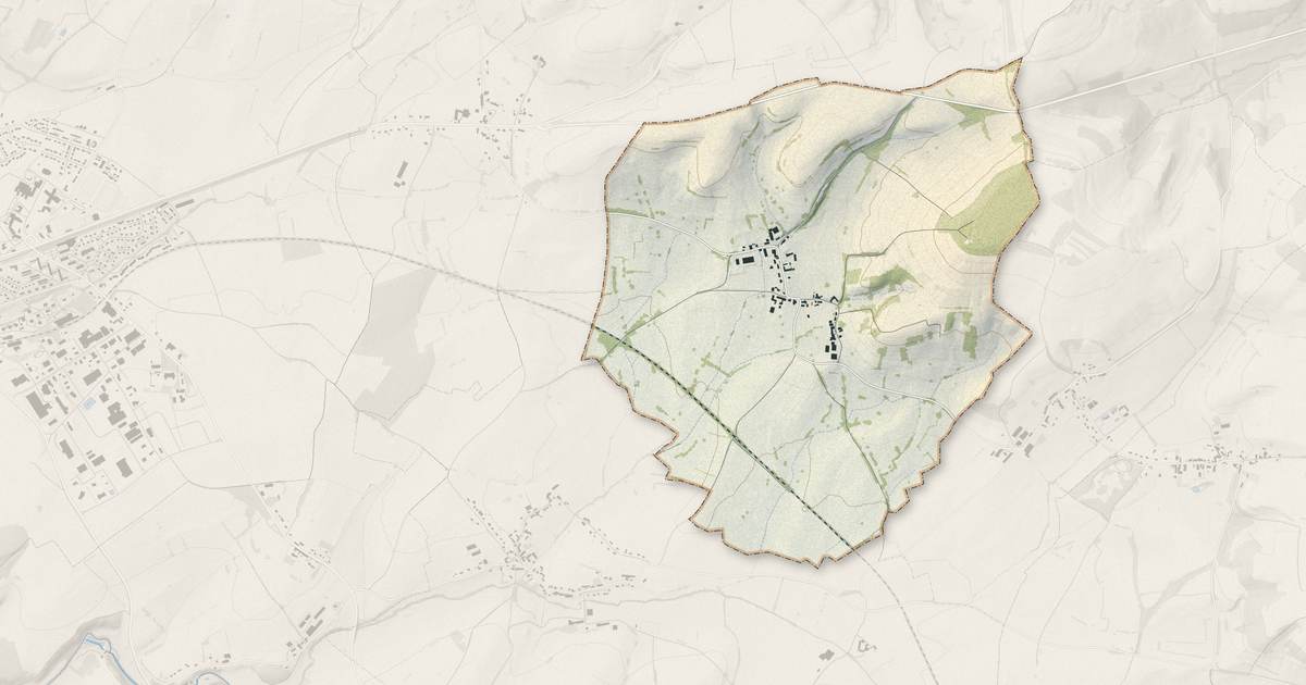 Portrait cartographique de Juilly : relief, eau, forêts, bâti et voies, calculés à partir des données de l'IGN